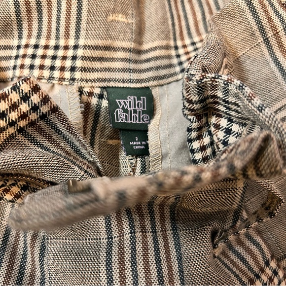 Wild Fable High-Waisted Plaid Pants - Size 2 - Picture 11 of 12